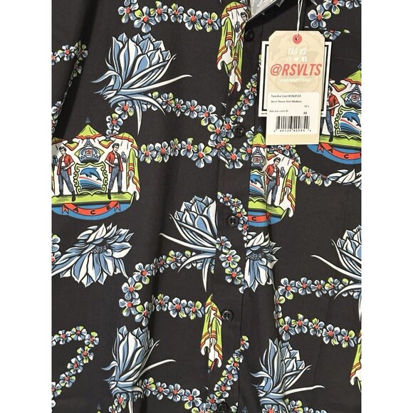 NWT RSVLTS Men Med Shirt Ace Ventura Pet Detective Roosevelts Tom Ace Hawaiian - Picture 3 of 8
